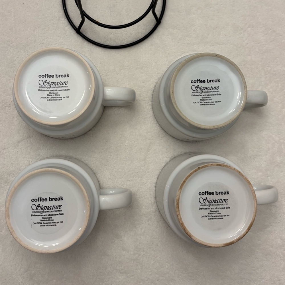 Coffee Mug set with Stackable Stand - Picture 4 of 7